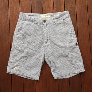 Vintage Genes Flat Front Seersucker Shorts